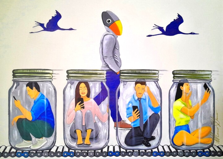 SOTTOVUOTO Картина, 39,4x55,1 in