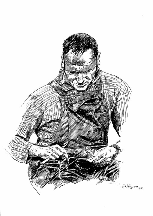 OVERCOMING DISABILITY IS NOT IN THE HANDS BUT IN THE MIND 绘画, 16.5x12.6 in