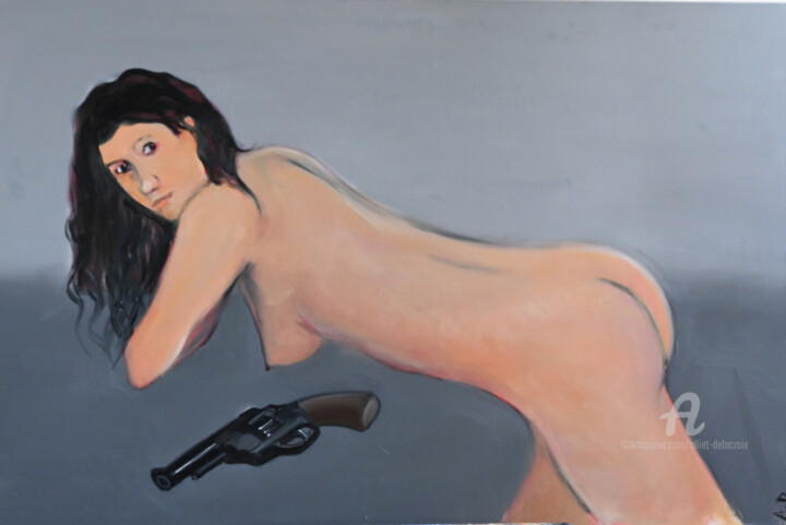Nu armé en suspension 绘画, 31.5x47.2 in