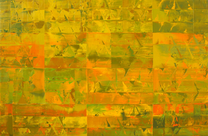 Painting titled "Abstract-2547" by Nivas Kanhere, Original Artwork, Oil