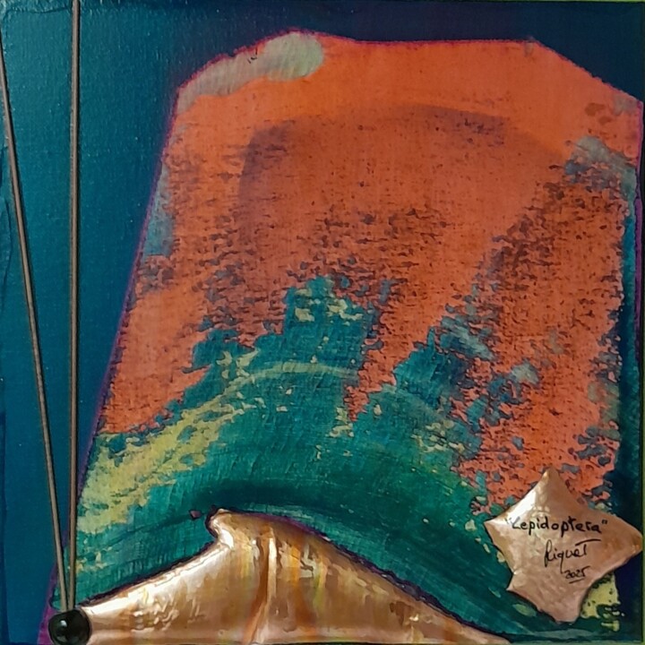 " Lepidoptera " 绘画, 11.8x11.8 in