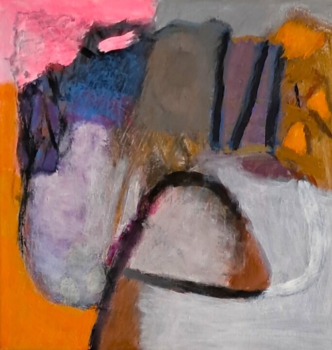 Painting titled "Miracle sunrise" by Kae-He Zöllner, Original Artwork, Acrylic