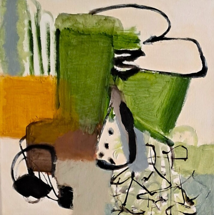 Painting titled "Lovely together" by Kae-He Zöllner, Original Artwork, Acrylic