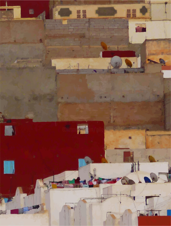 "Ifni cubiste" başlıklı Dijital Sanat Gilles Mével tarafından, Orijinal sanat, 2D Dijital Çalışma