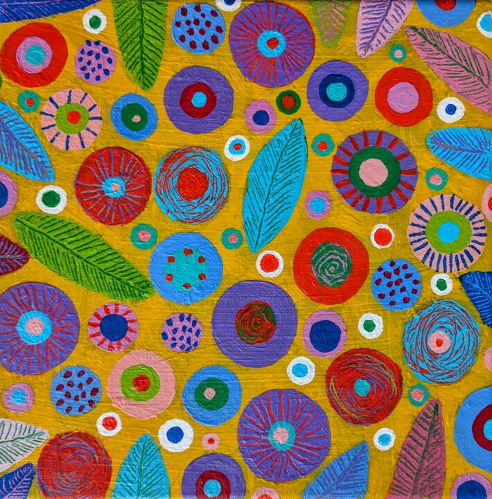 绘画,  7.9x7.9 in 