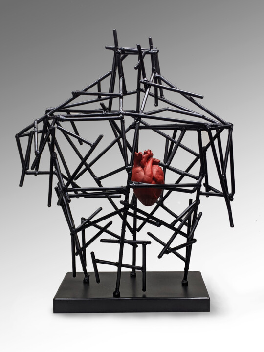 Structure 1 (man) Scultura, 20,1x16,1 in