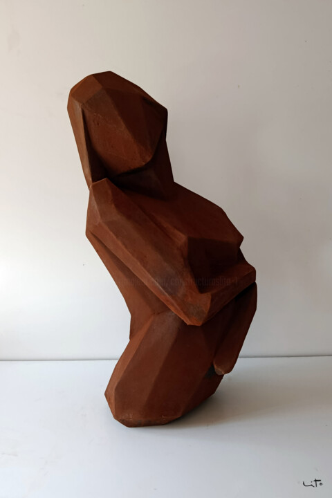 Sculpture titled "Home VI" by Lito, Original Artwork, Concrete