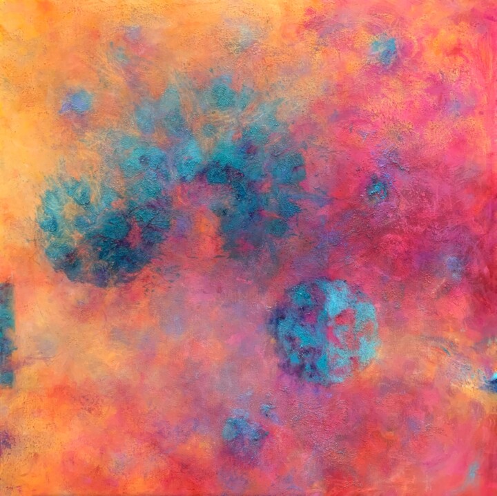 Nébula II Painting, 35.4x35.4 in