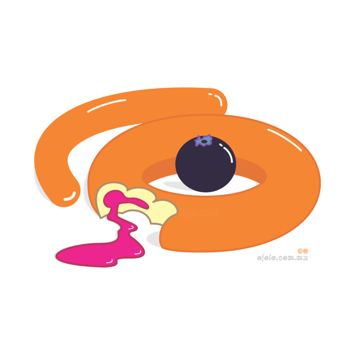 baker eye Arte digitale, 30x30 in