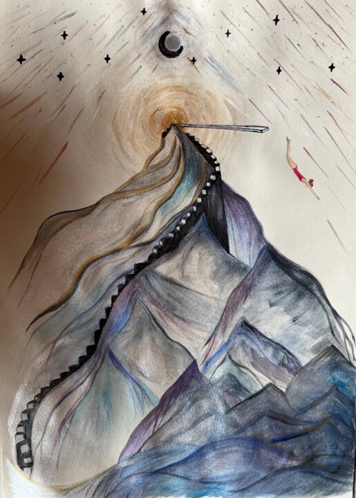 绘画,  16.5x11.8 in 