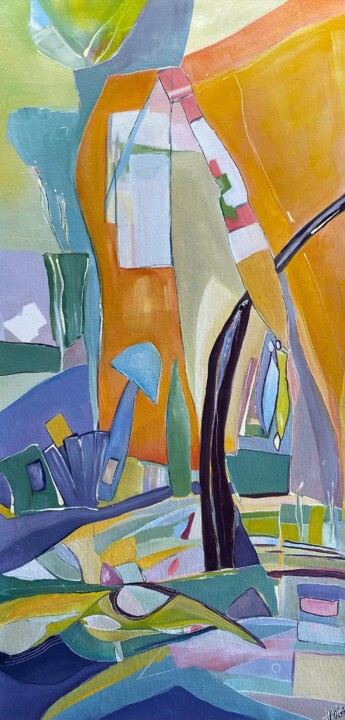 Le Foyer... Картина, 23,6x11,8 in