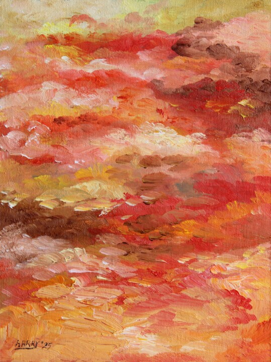 Feuerhimmel Painting, 9.5x7.1 in