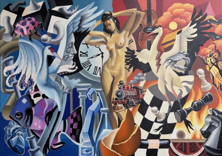 Certamen oppositorum 绘画, 19.7x27.6 in