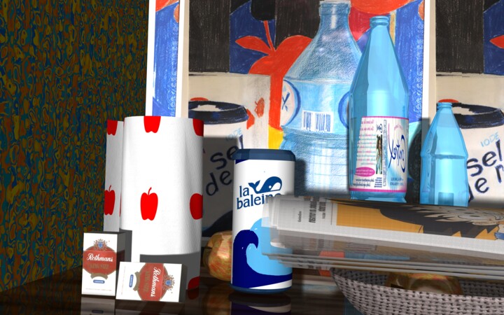 "La baleine et les r…" başlıklı Dijital Sanat Patrick Fraysse tarafından, Orijinal sanat, 3D modelleme