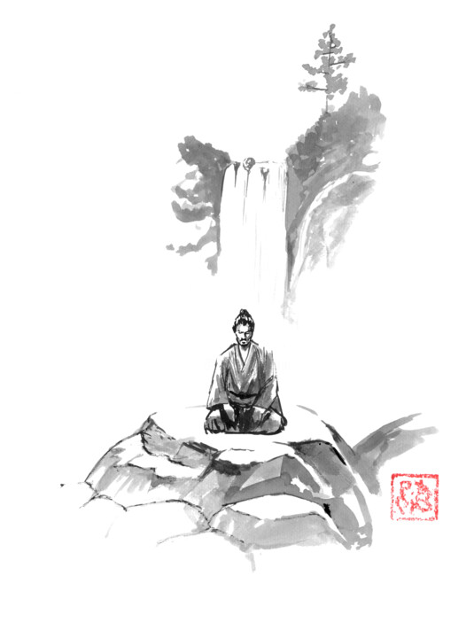 meditation 图画, 15.8x11.8 in