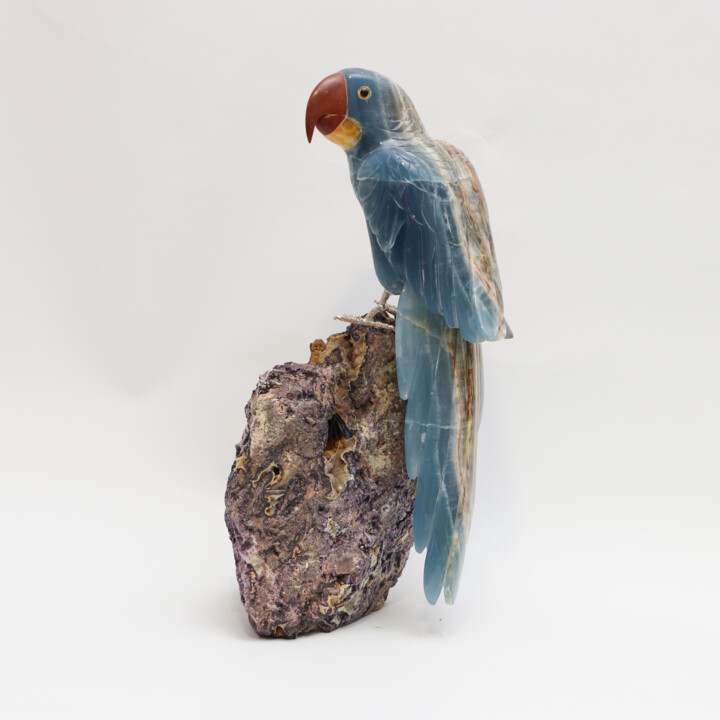 Sculpture titled "Eco del Silencio" by Felipe Cesar D'Oliveira, Original Artwork, Stone