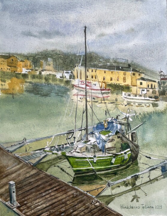 Boat Картина, 8,3x6,7 in