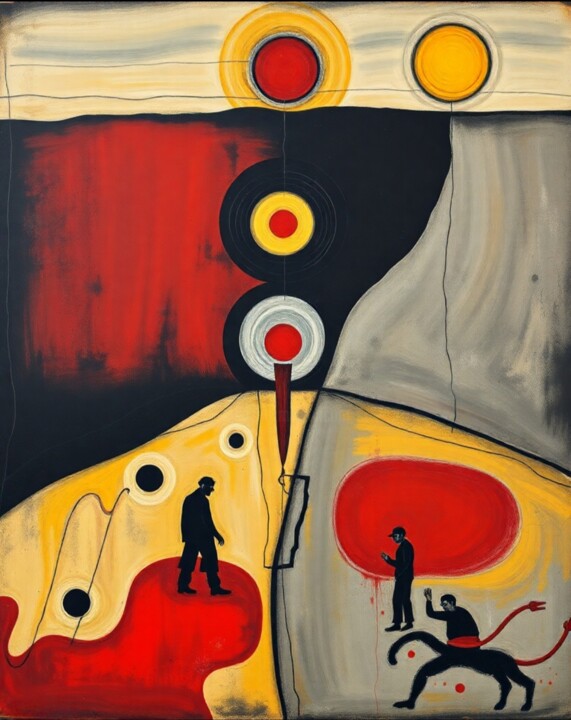 Chromatic Dialogues 绘画, 90.6x82.7 in