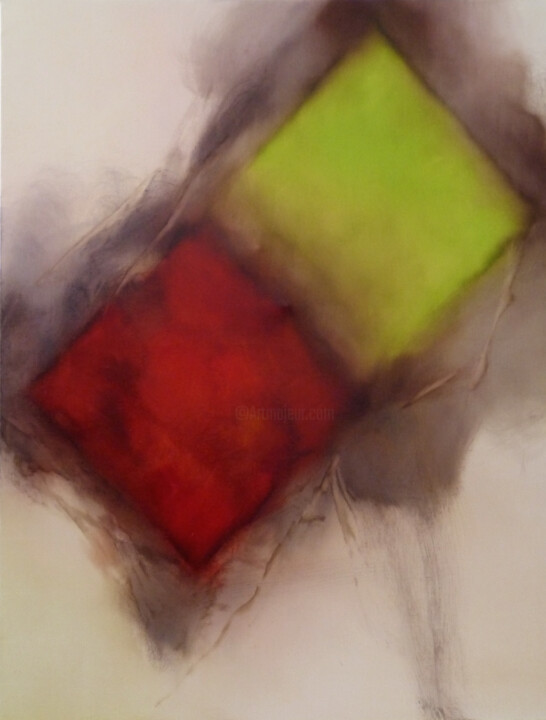 Thanatos 1 绘画, 45.7x35 in