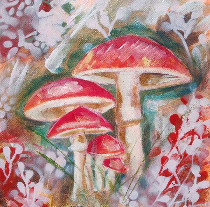 Mushroom - M4 Картина, 7,9x7,9 in