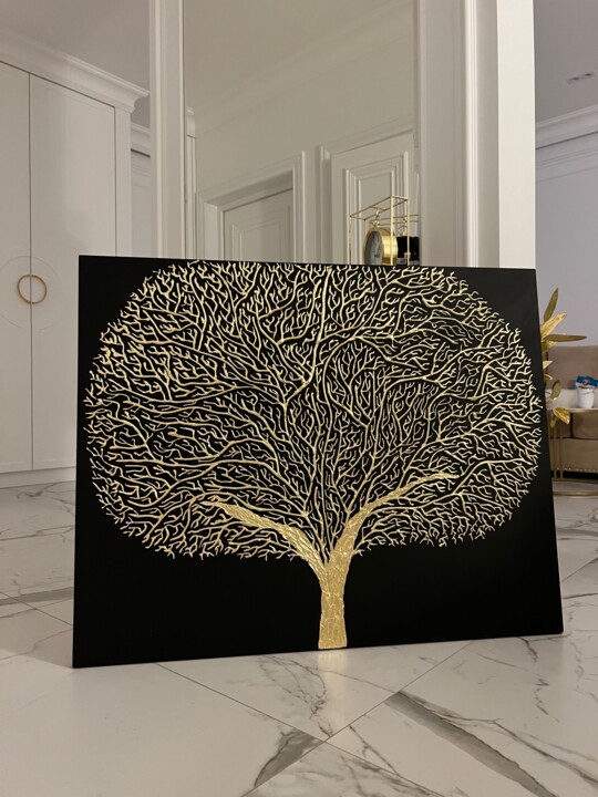 Картина под названием "Luxary paintings, l…" - Artininterior, Подлинное произведение искусства, Акрил