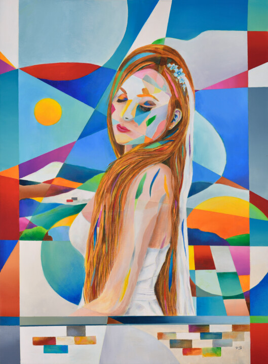 Voyage introspectif Pittura, 28,7x21,7 in
