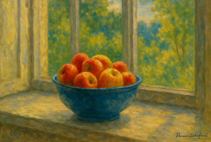 Still Life by Parisa Sahafiasl 图画, 35.4x47.2 in