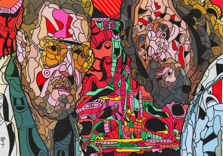 The Big Lebowski Fan art 图画, 12x17 in