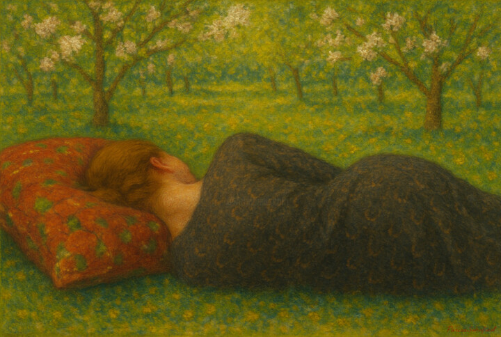 Spring Revelation 图画, 35.4x47.2 in