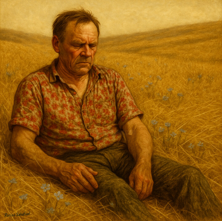 Spanish Meditation 图画, 35.4x35.4 in