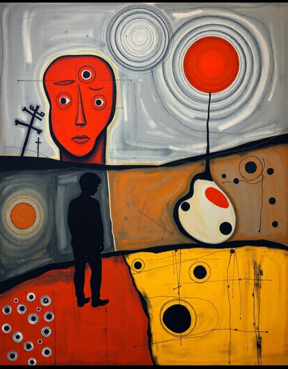 Percorso Mentale 绘画, 110.2x82.7 in