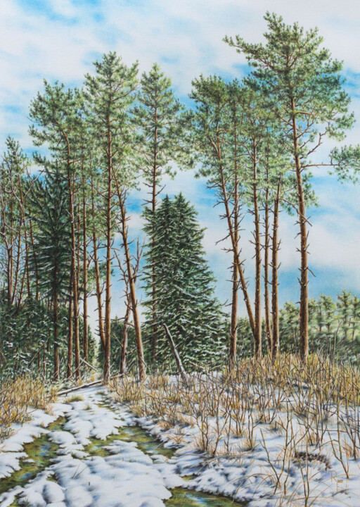 Painting,  13.8x9.8 in 
