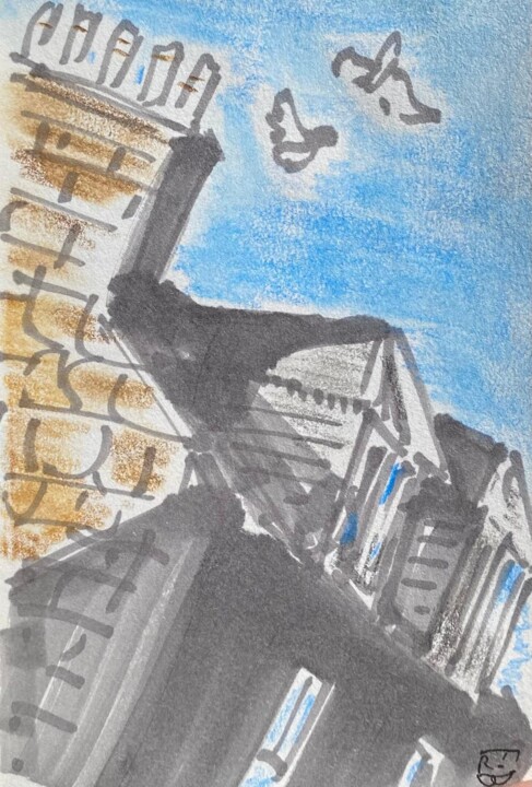 toit de Stonehaven Desenho, 5,5x3,9 in