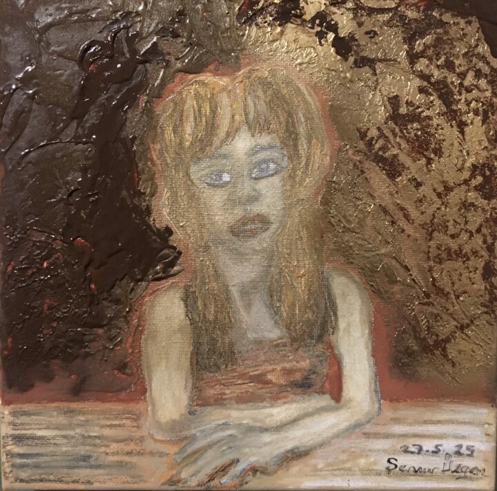Rusted Thoughts 绘画, 7.9x7.9 in