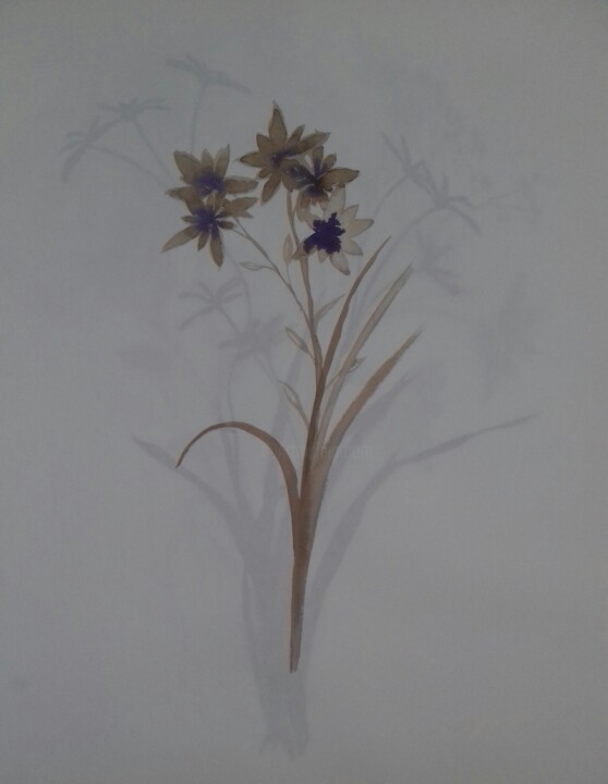Fleur imaginaire n°3 绘画, 39.4x27.6 in