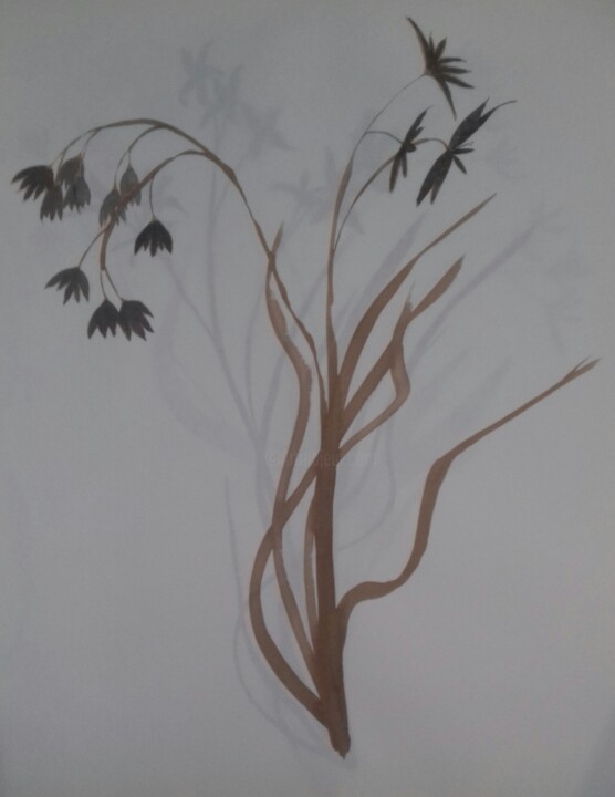 Fleur imaginaire n°6 Schilderij, 39,4x27,6 in