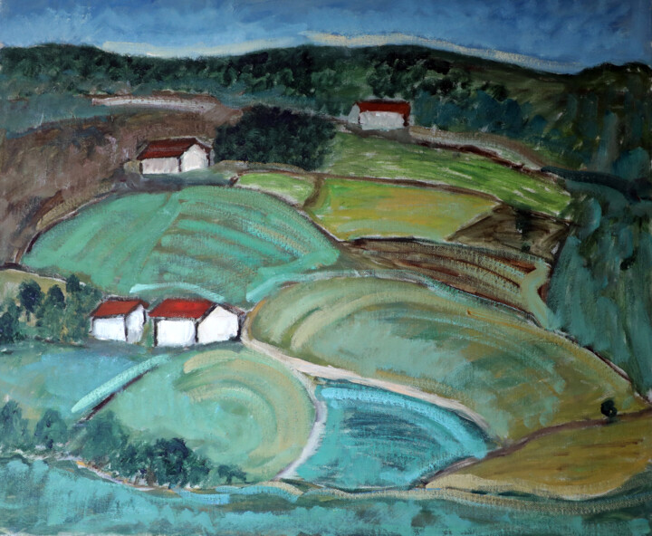 Mendia 绘画, 21.3x25.6 in