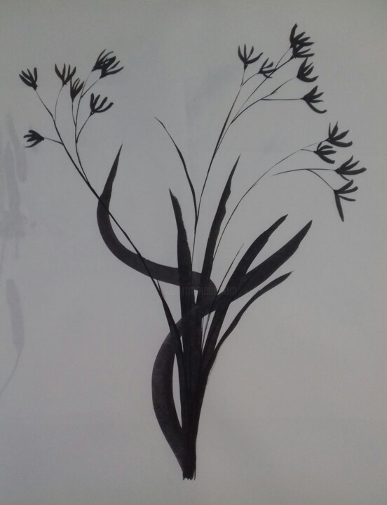 Fleur imaginaire n°8 Pittura, 39,4x27,6 in