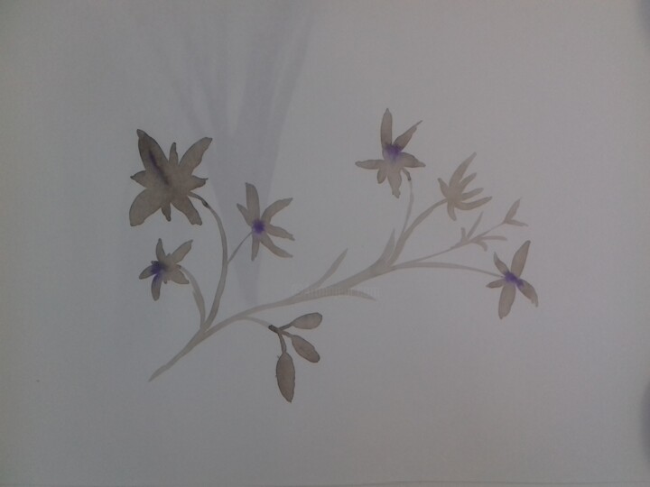 Fleur imaginaire n°10 fleuron 绘画