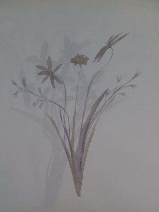Fleur imaginaire n°11 绘画, 39.4x27.6 in