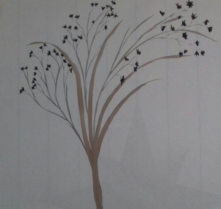 Fleur imaginaire n°13 绘画, 39.4x27.6 in
