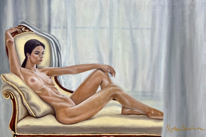 Morning glory 绘画, 15.8x23.6 in