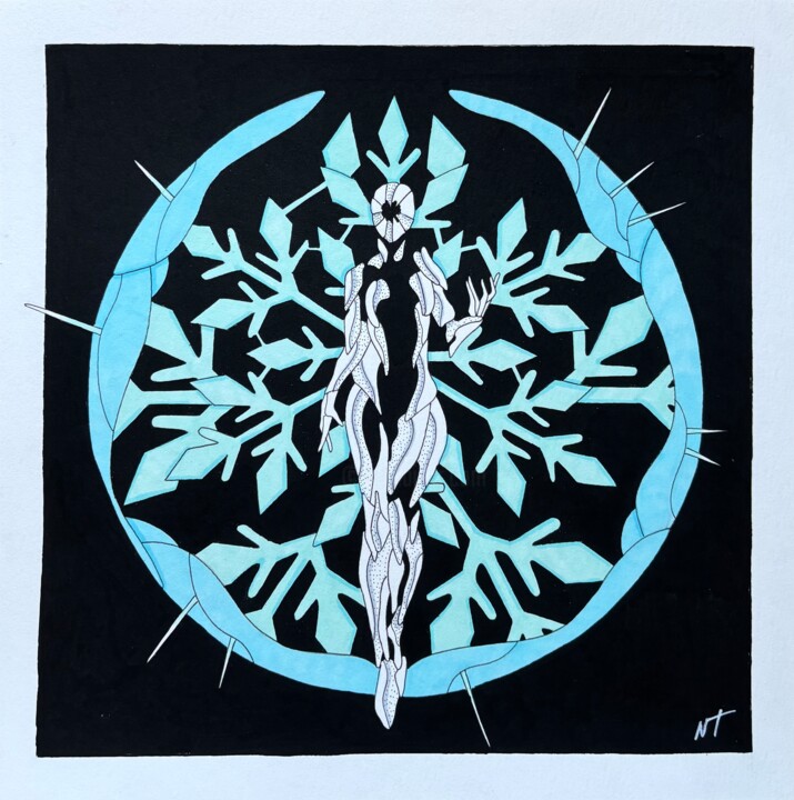 图画,  9.8x9.8 in 