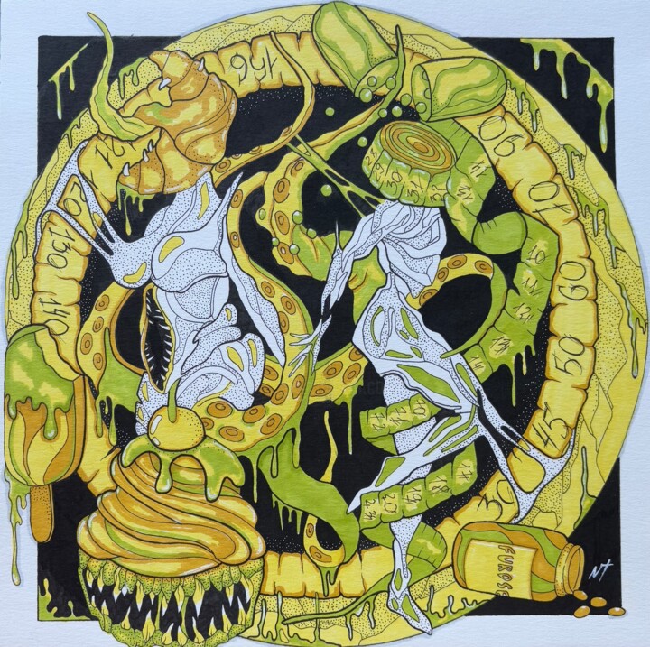图画,  9.8x9.8 in 