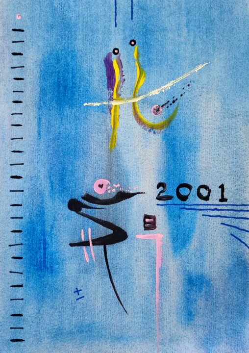 "Let's pretend we're…" başlıklı Tablo Milto Sideris tarafından, Orijinal sanat, Akrilik