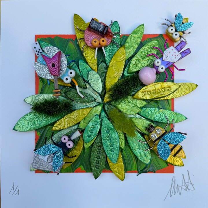 Little Forest #2 绘画, 9.8x9.8 in