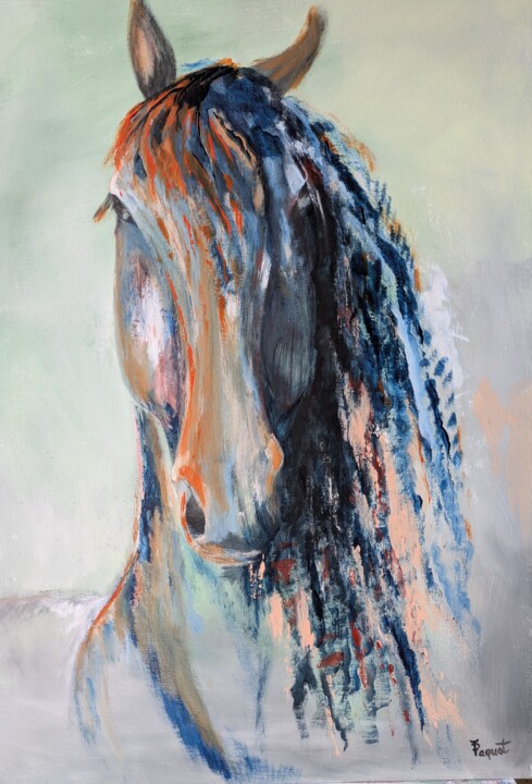 La Dignité 绘画, 27.6x19.7 in