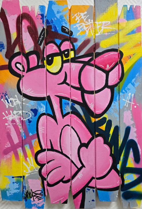 Pink Attitude Pittura, 24,8x16,5 in