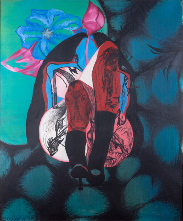 Das erhoffte Etwas Painting, 39.4x31.5 in