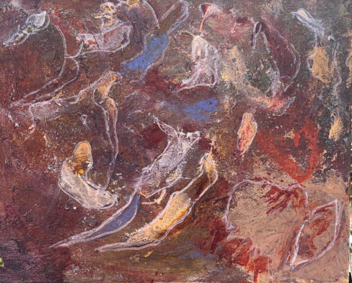 L'au-delà Tablo, 12,6x15,8 in